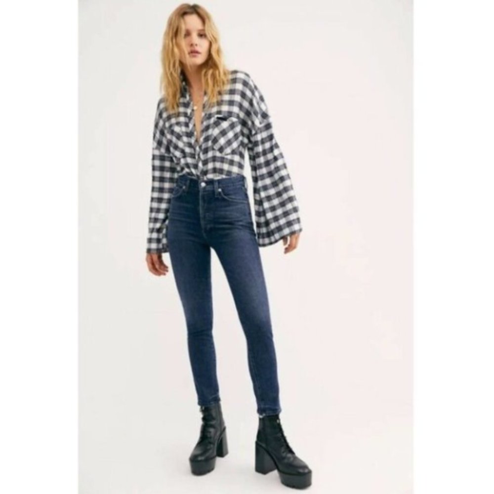 Free People We The Free High Rise Waist Skinny Jeans  NEW